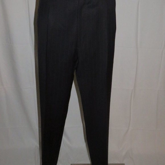 Burberrys Prorsum Super 100 Blue Stripe Two Button Suit 42XL